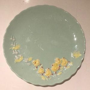 Kate Williams Global Design collections pastel baby chicks plate